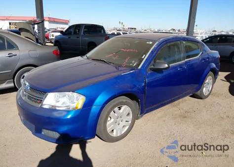 2013 Dodge Avenger Se z USA, uszkodzony, nr VIN 1C3CDZAB1DN756732